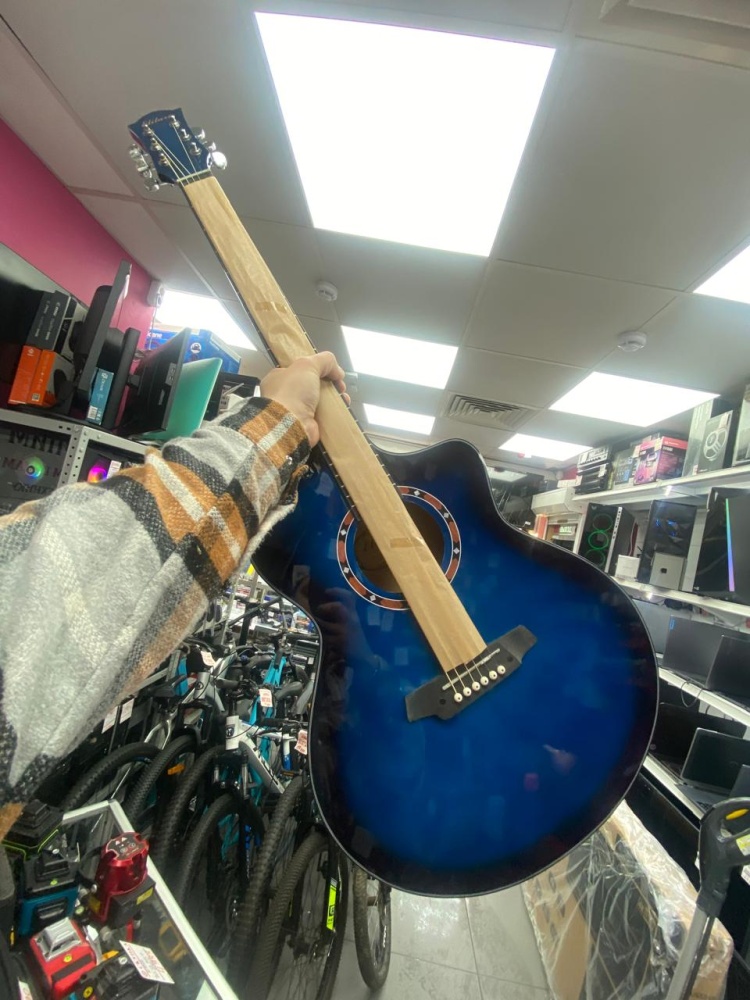 Гитара синяя