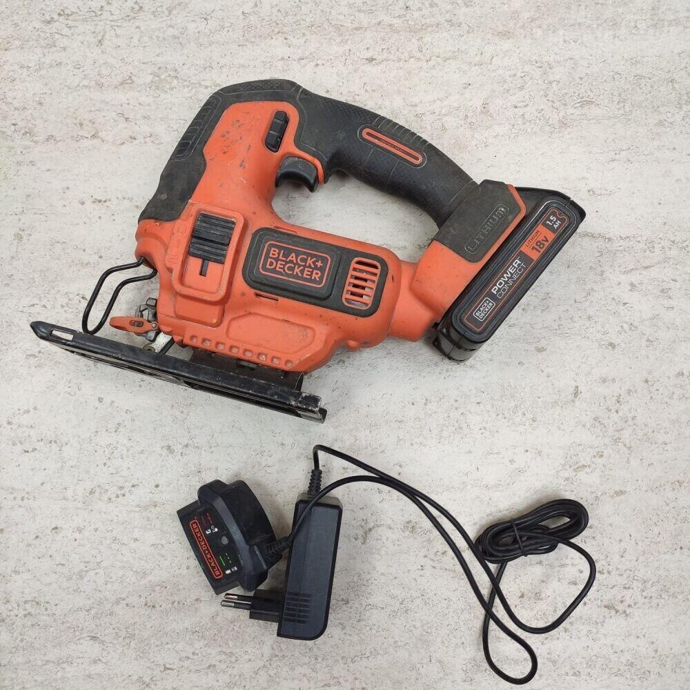 Лобзик аккумуляторный Black+Decker