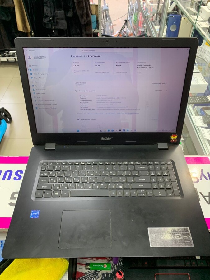 Ноутбук Acer Aspire
