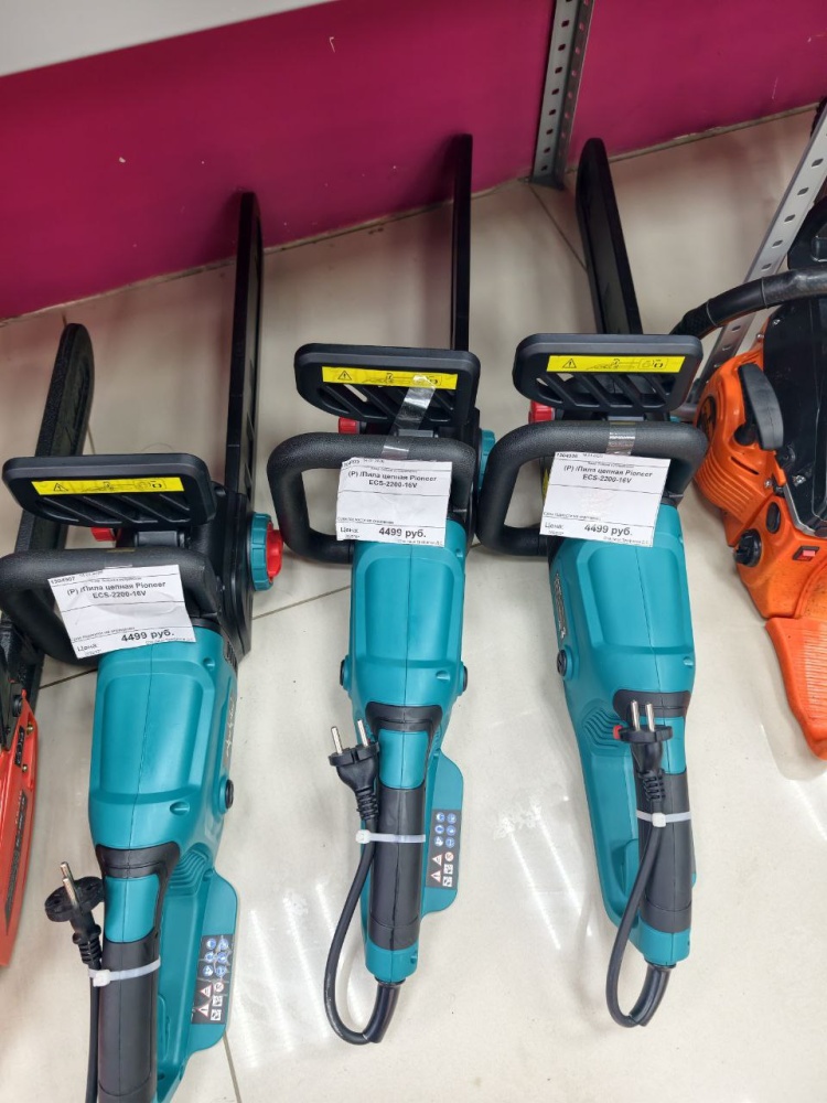 /Пила цепная Pioneer ECS-2200-16V