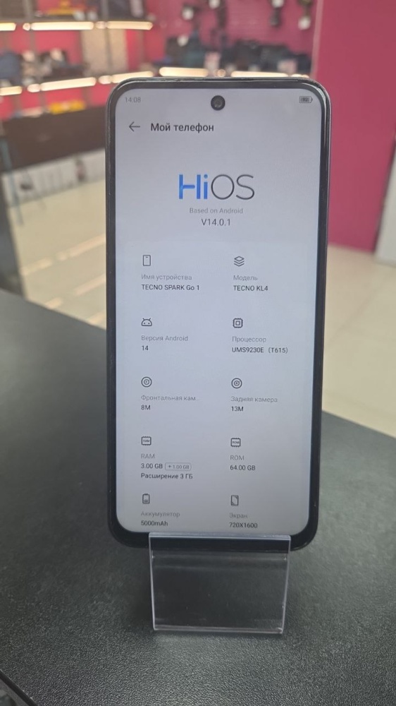 Мобильный телефон Tecno spark go 1 3\64