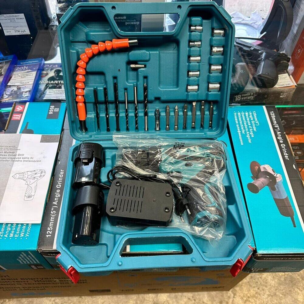 **Шуруповёрт Makita 12v с насадками