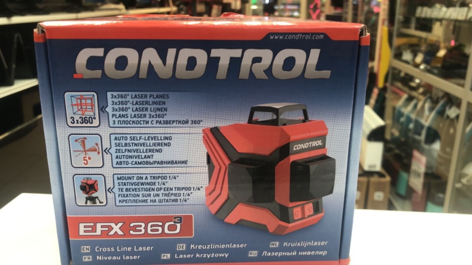 Лазерный уровень CONTDTROL EFX360 3