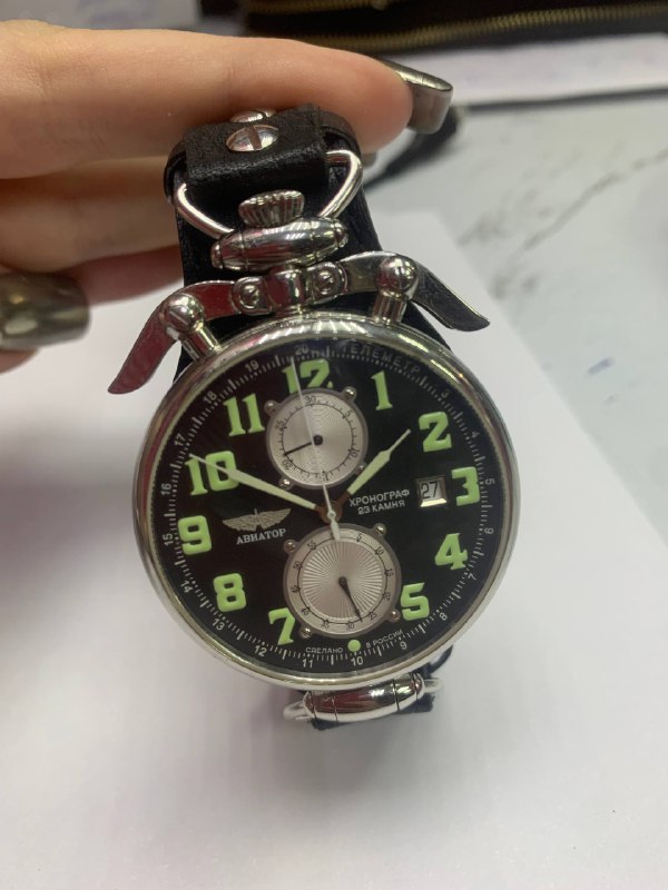 Часы Aviator хронограф 23 камня 319-500