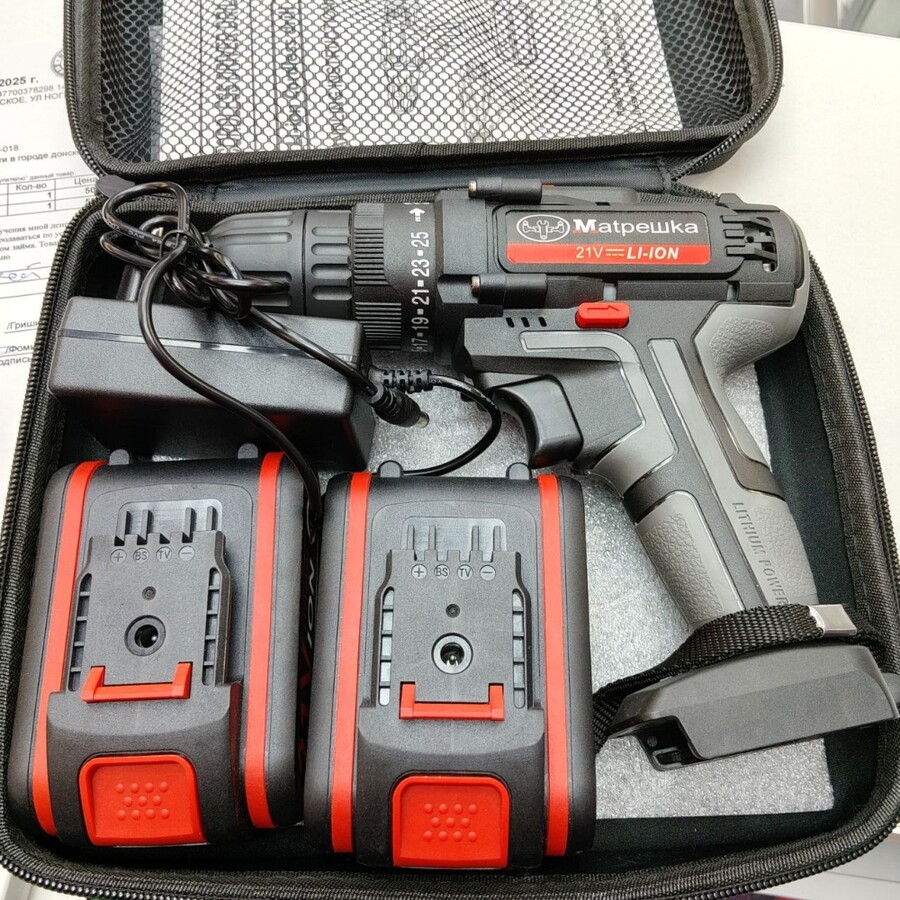 Шуруповерт-Дрель Матрешка 21v