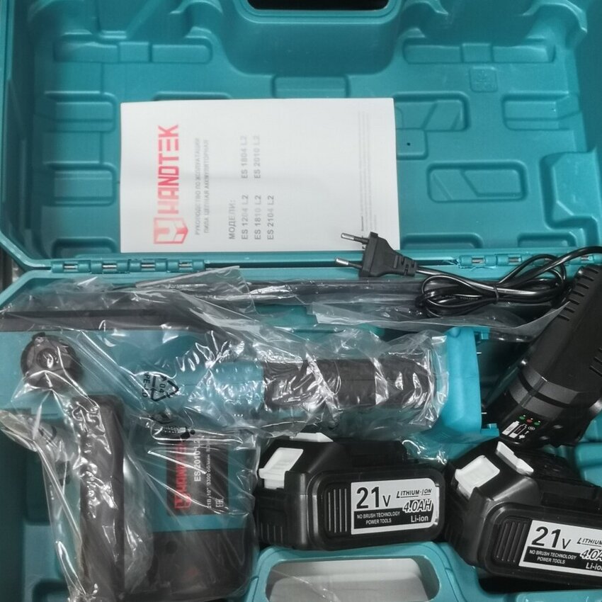 Цепная электропила АКБ handtek