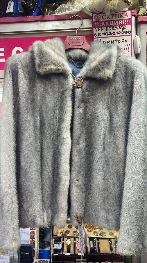 Шуба Норковая Серая 42-44