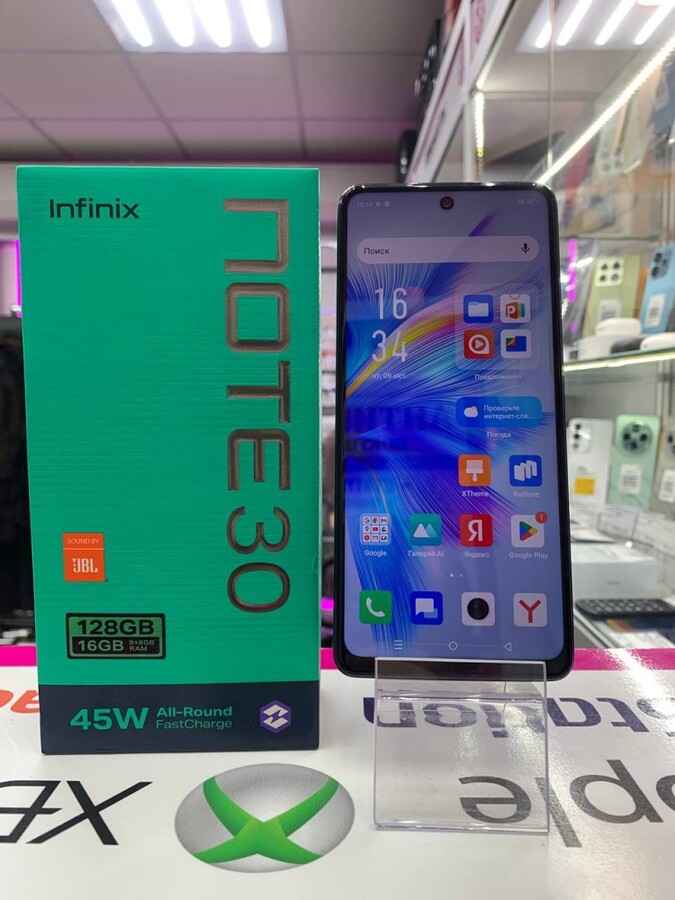 Мобильный телефон Infinix NOTE 30 8/128gb