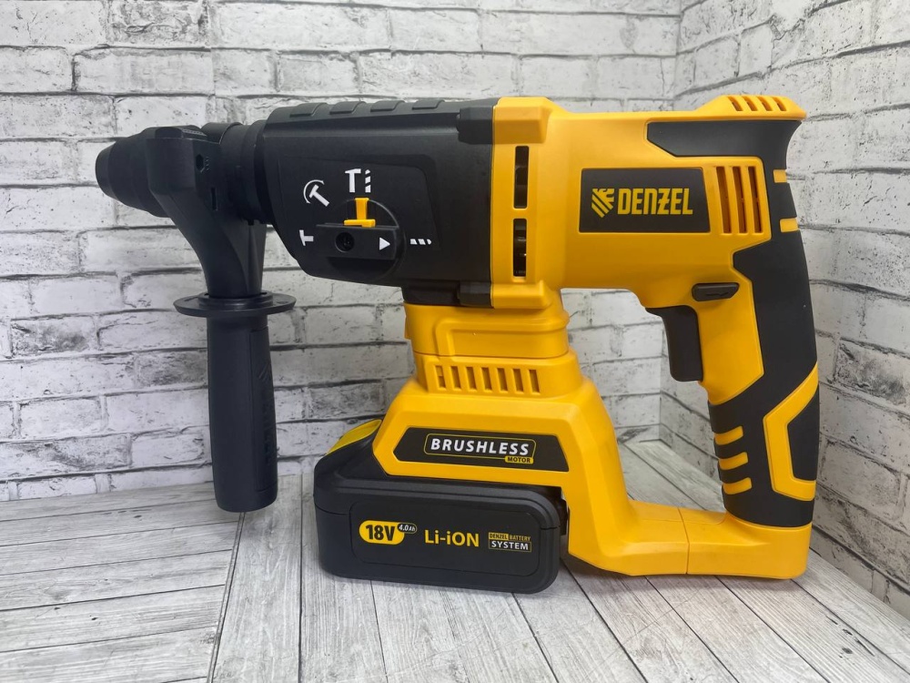 Перфоратор аккумуляторный Denzel BLRH-IB-26