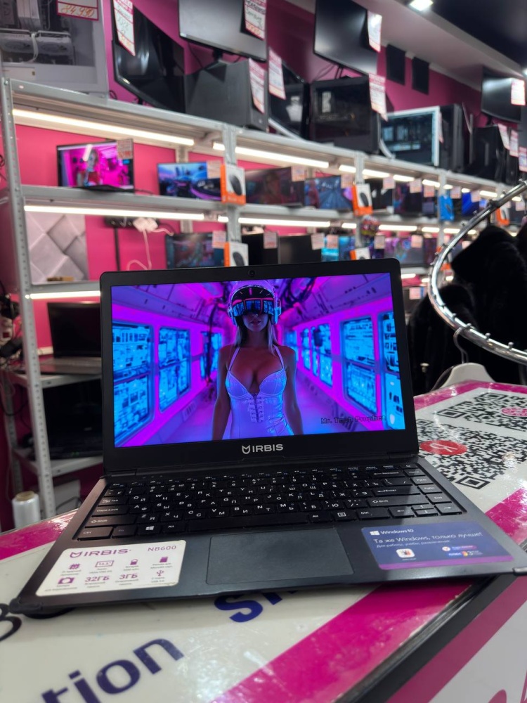 Ноутбук irbis nb600 celeron n3350/3/32