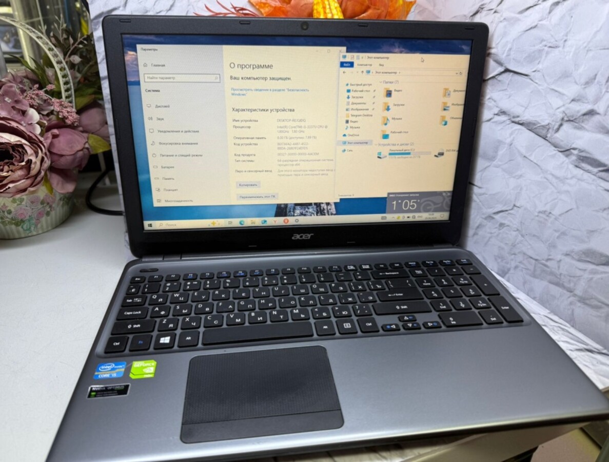 Ноутбук Acer CORE I5-3337U 8/256 GB