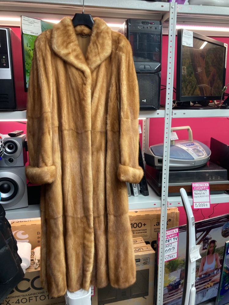 Шуба Рыжая норка