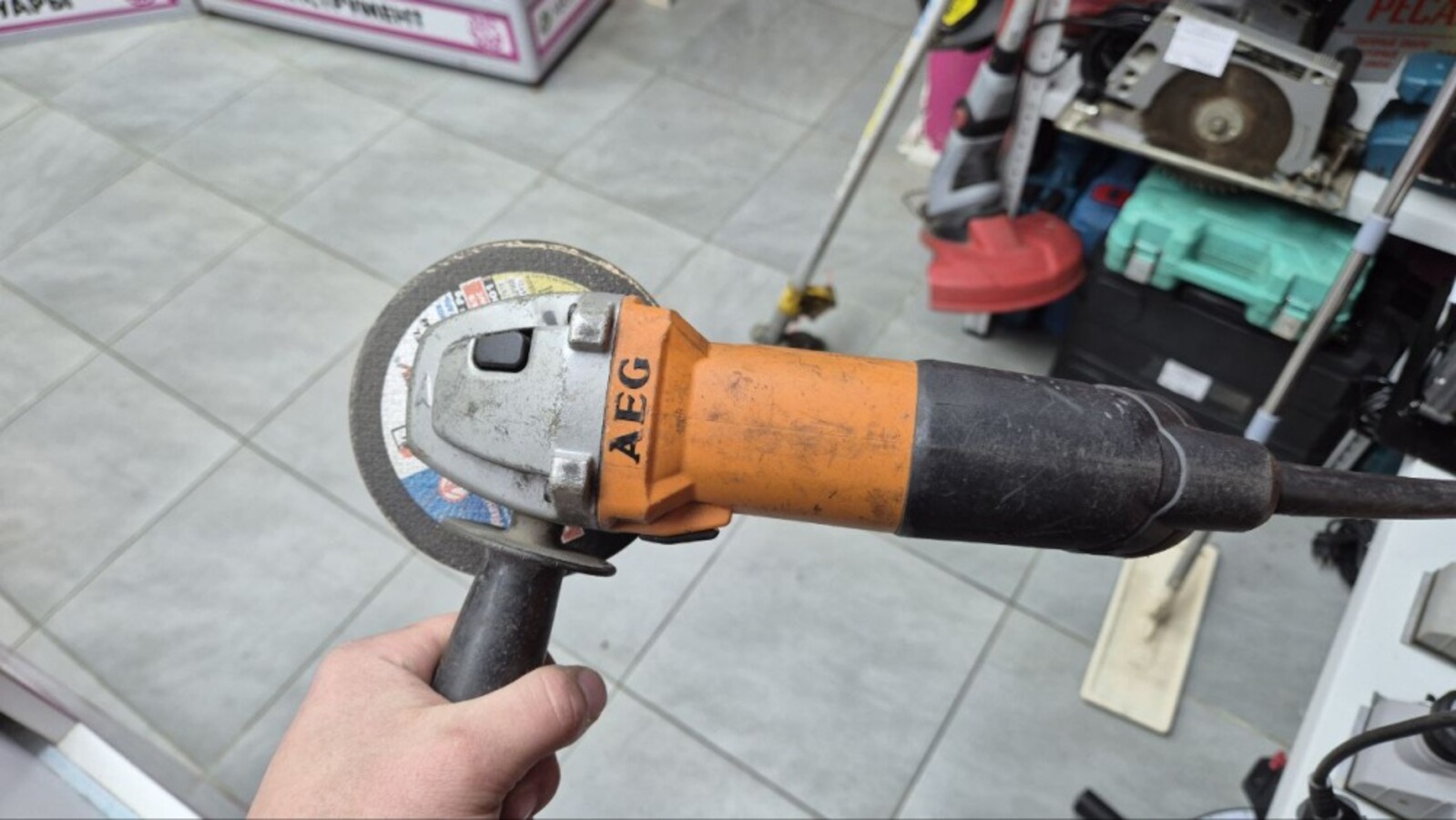 Шлифмашина AEG WS-8