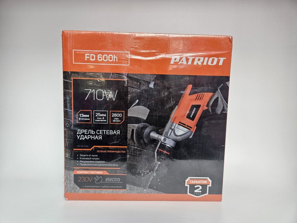 Дрель ударная Patriot FD 600 H