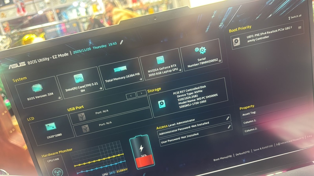 Ноутбук ASUS Tuf Gaming F17 17.3