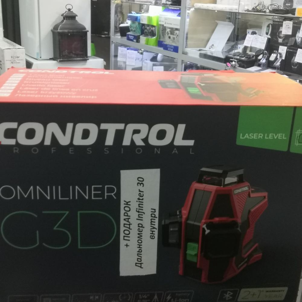 Лазерный уровень + дальномер condtrol G3D