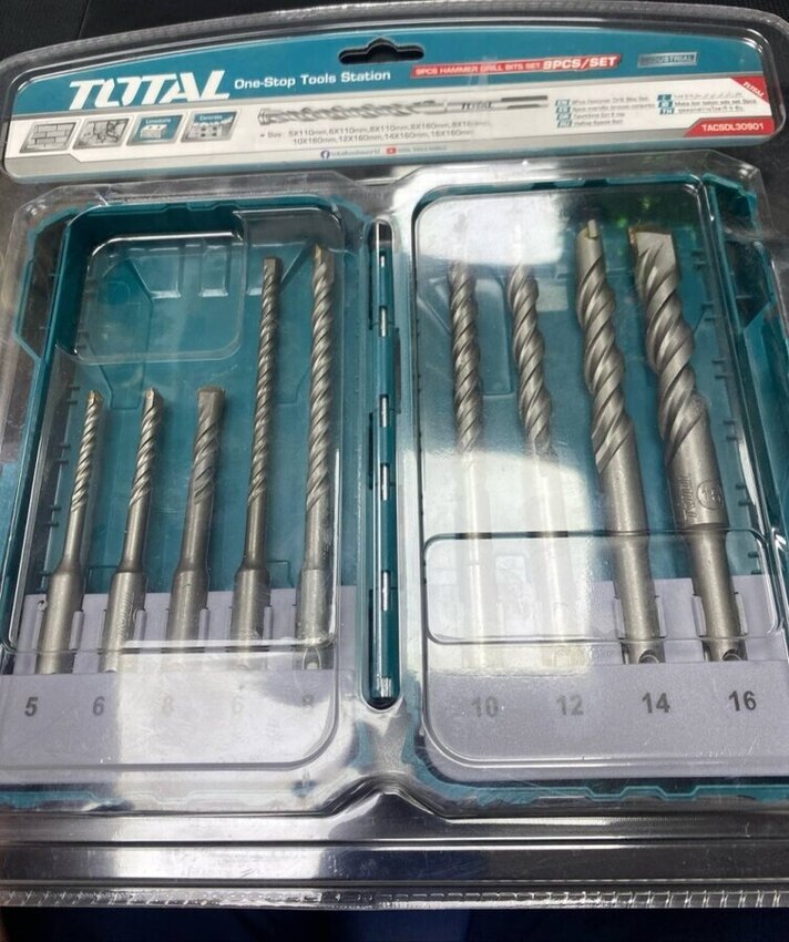 набор ударных сверл по бетону