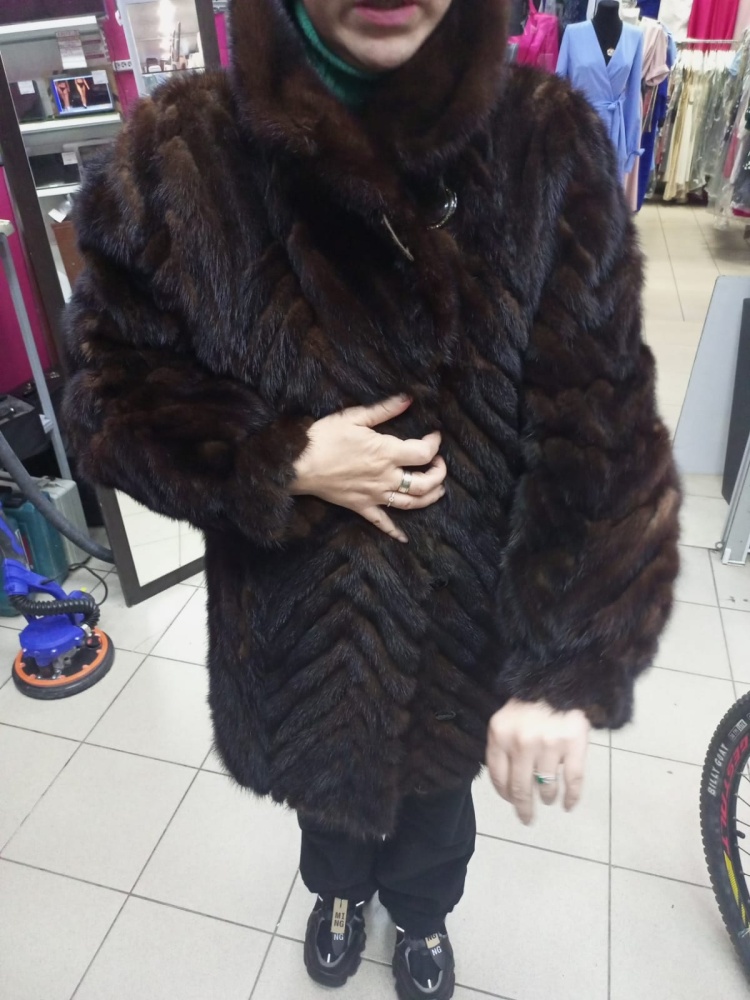 Шуба  норка 48-50 стриженая