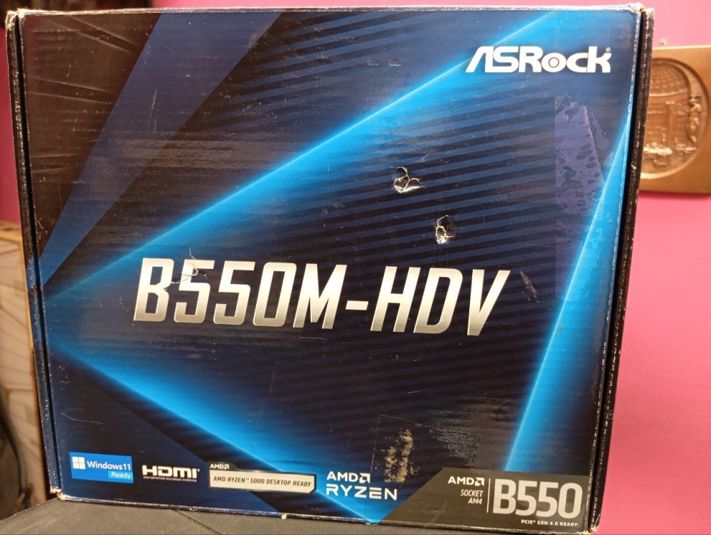 Материнская плата ASRock B550M-HDV DDR4 AM4