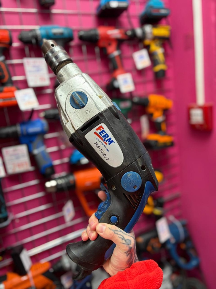 Дрель ferm fkb-1050\2