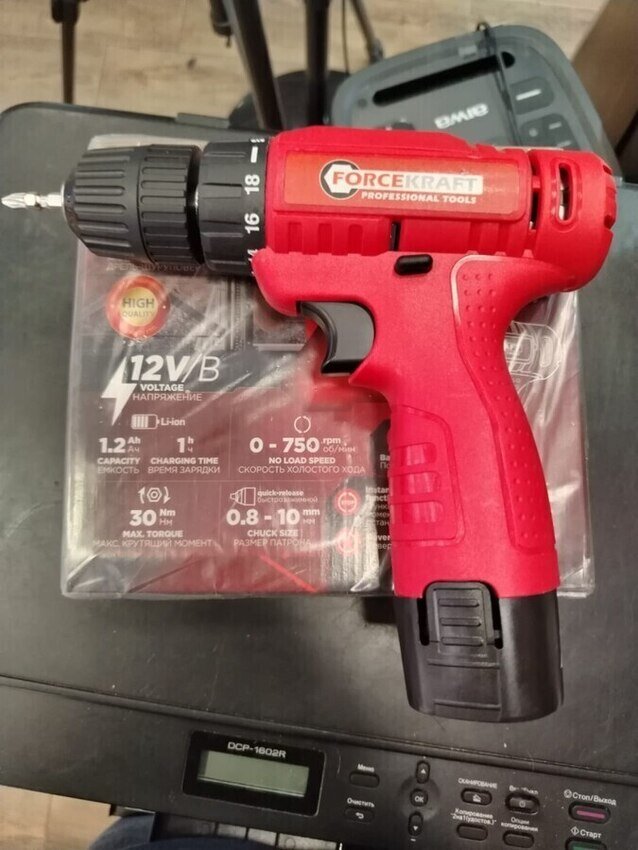 Шуруповерт ForceKrafy