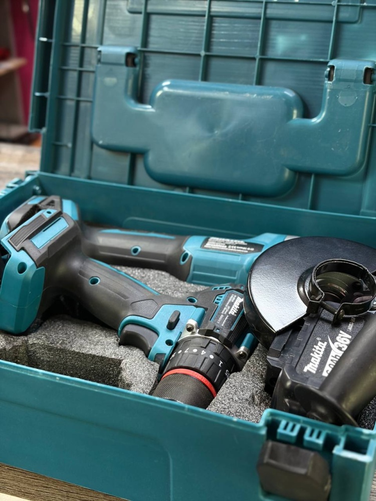 УШМ (Болгарка) + Шуруповерт makita