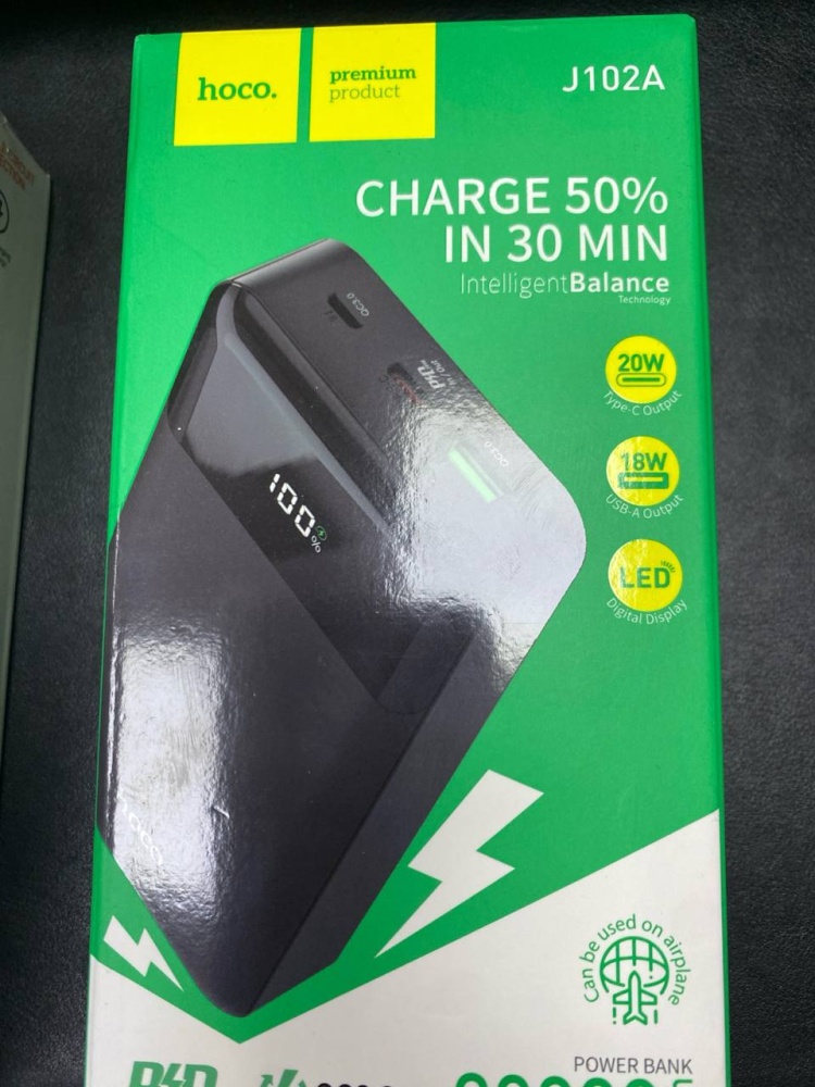 Powerbank внешний аккумулятор Hoco j102a