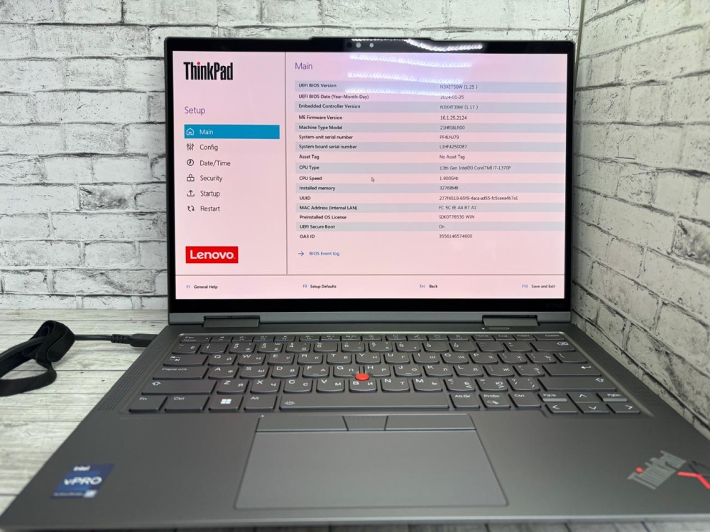 Ноутбук Lenovo THINKPAD X1 YOGA G8 i7-13/32/512