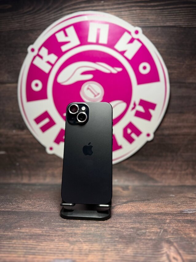 Смартфон iPhone 15 128ГБ 100%
