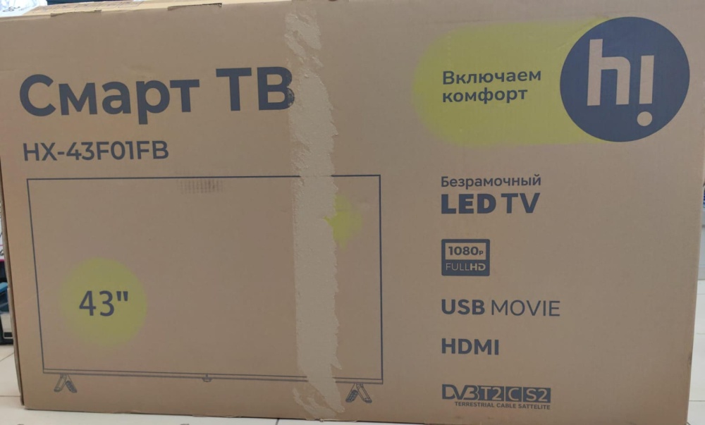 Телевизор Hi HX-43F01FB