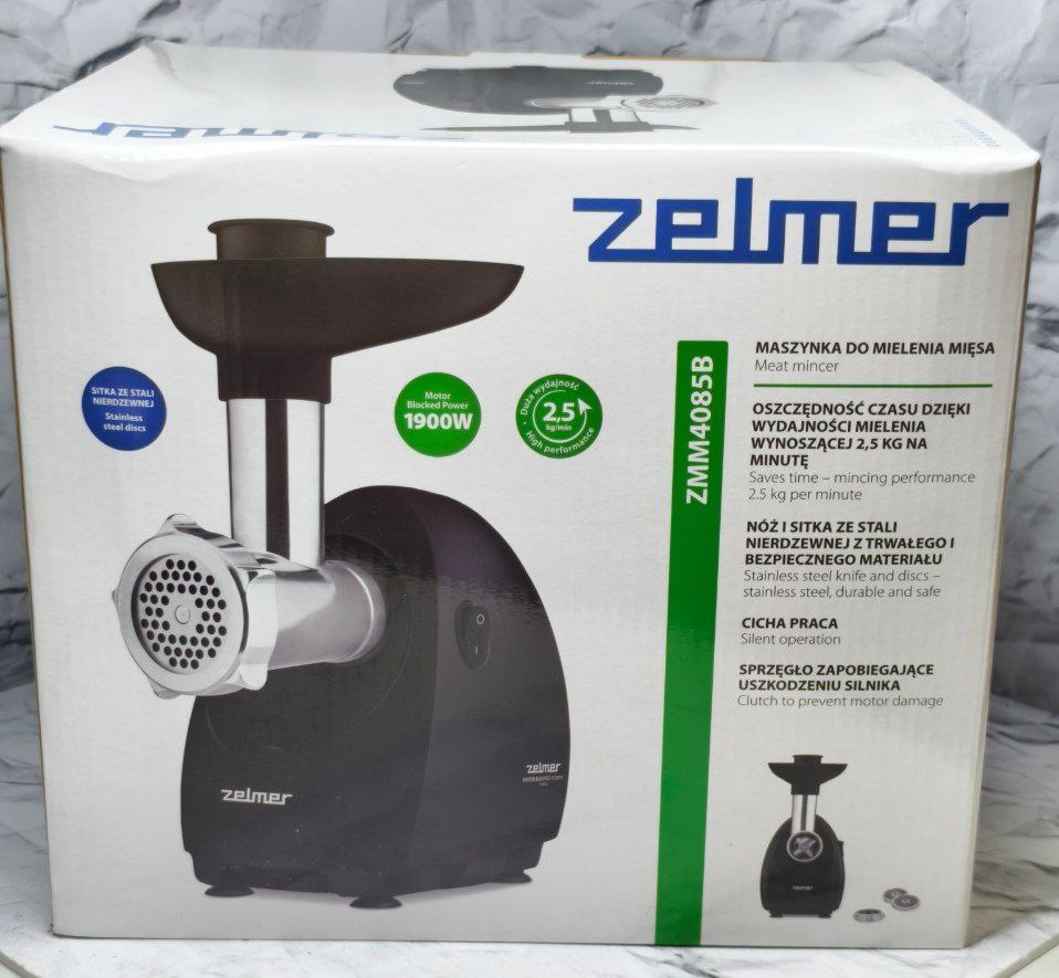 Мясорубка zelmer zmm4085bn1900w