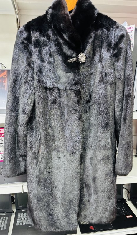 Шуба норковая черная 46-48