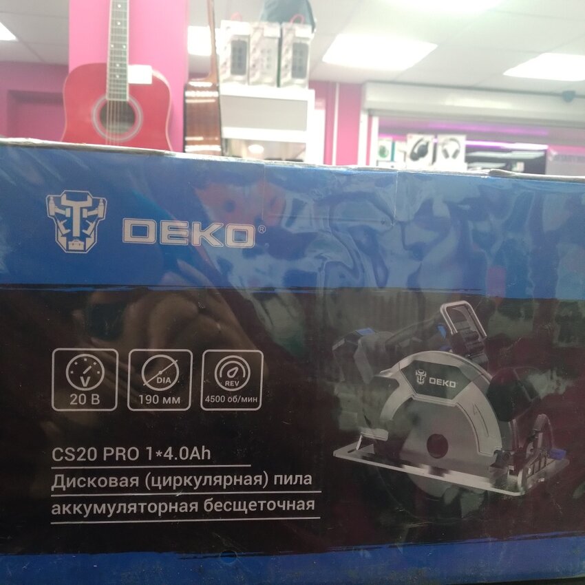 Торцовочная пила deko cs 20 pro на акб