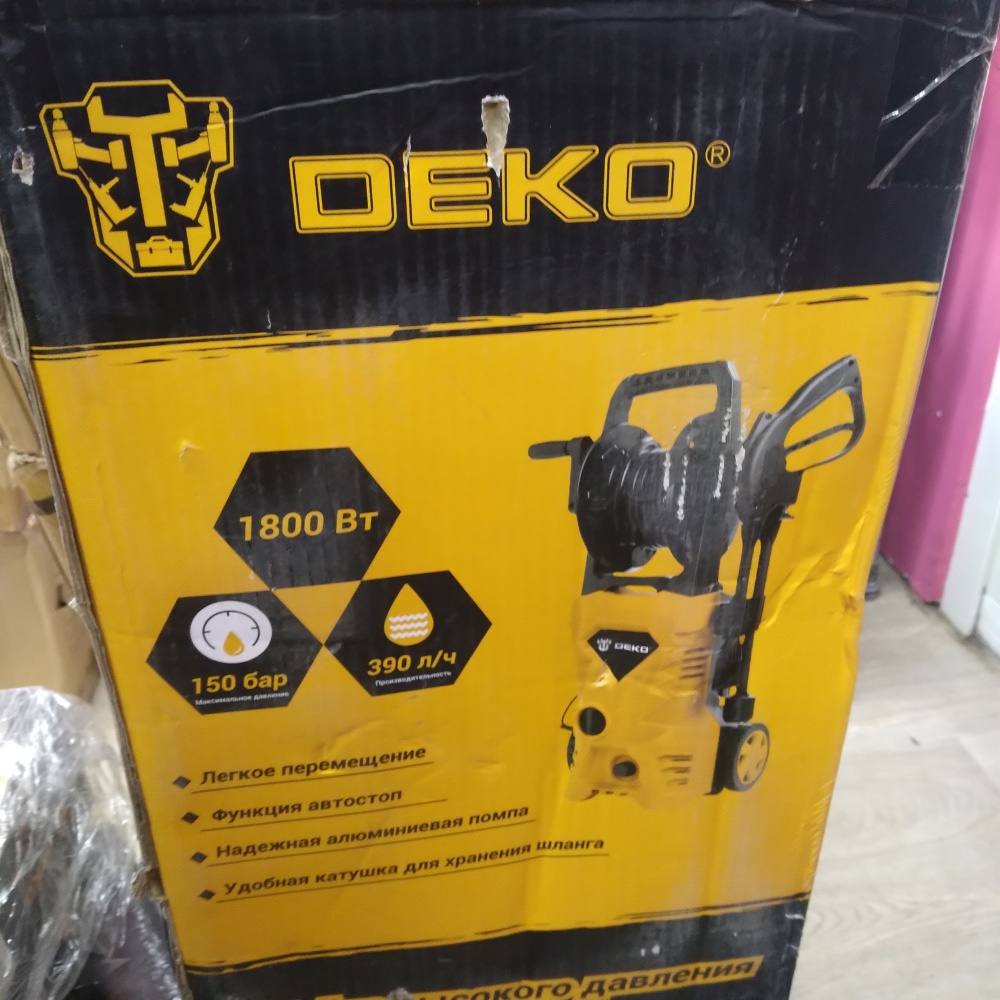 Мойка высокого давления deko dkcw150 pro