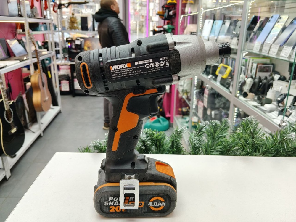 Worx wx 291 ударный шуруповерт