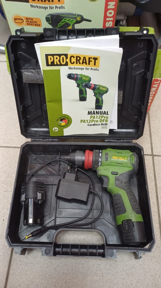 Шуруповерт PRO CRAFT