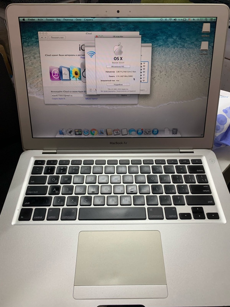 Ноутбук Macbook Air А1304