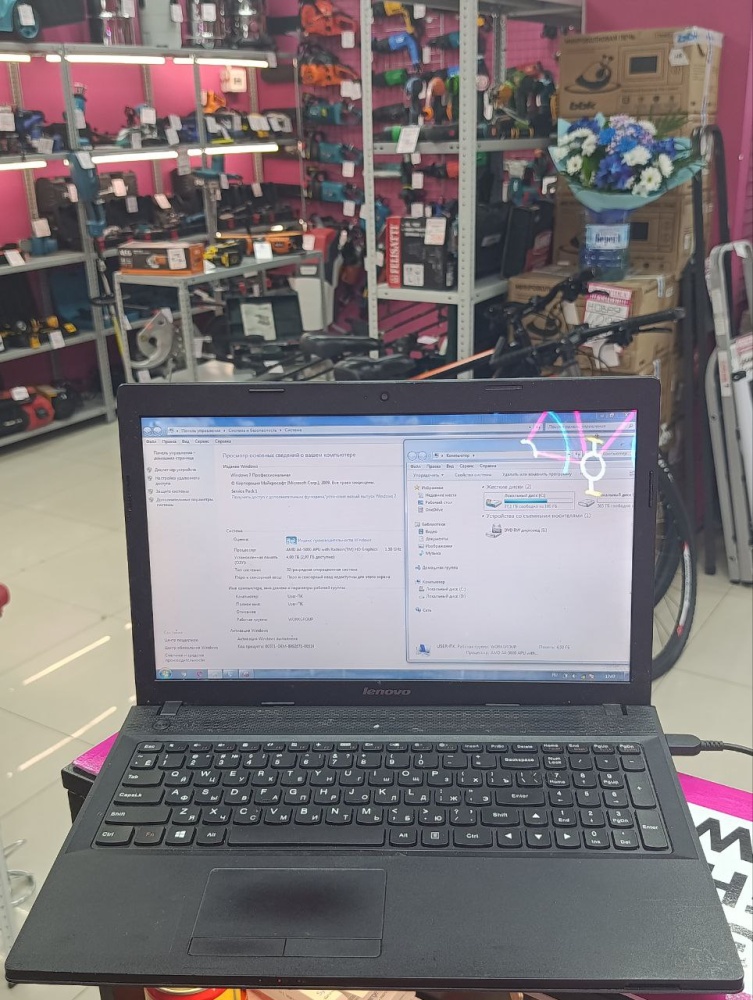 Ноутбук Lenovo  AMD A4,OC 4GB, 512GB