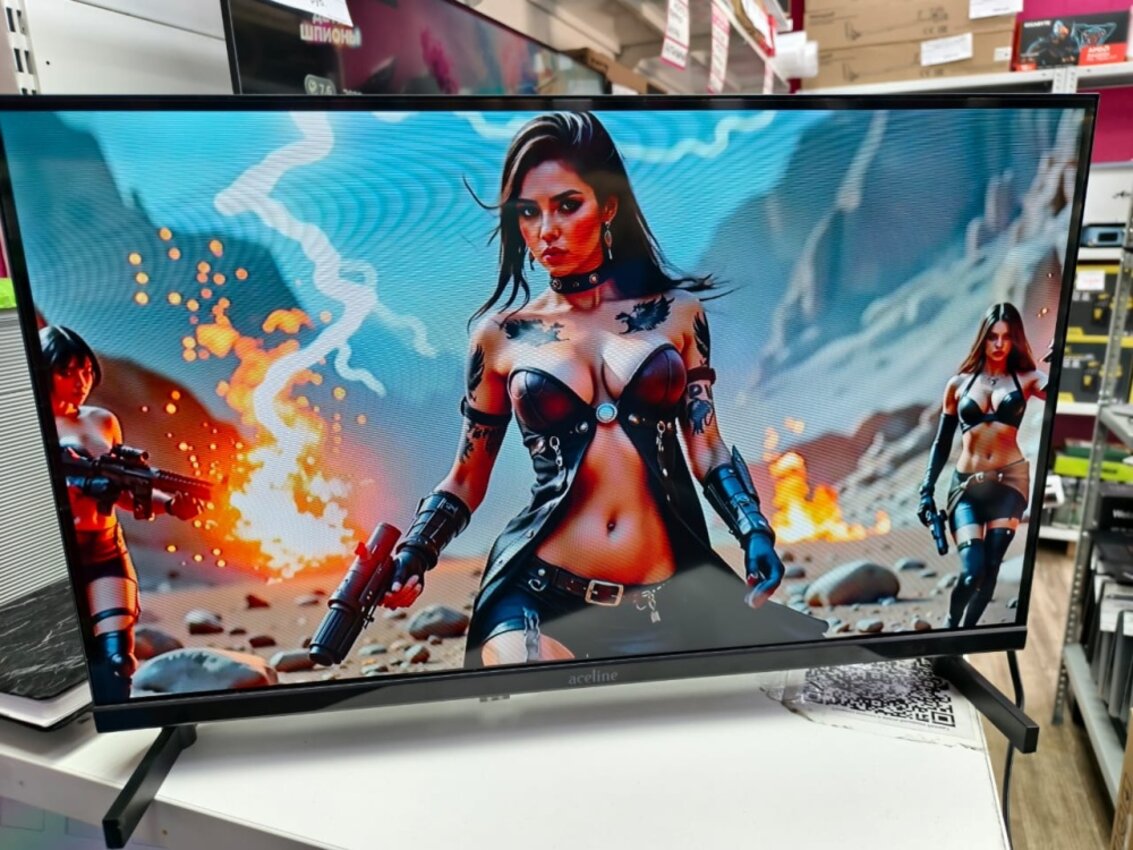 Телевизор др марка Aceline Без Смарт ТВ