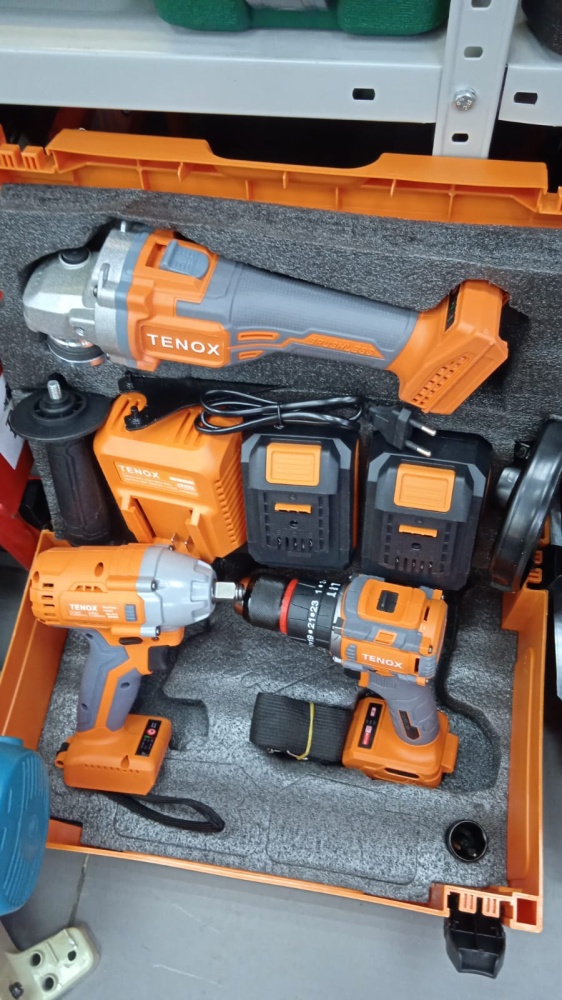 Набор аккумуляторнооо инструмента TENOX 3 в1